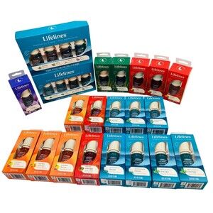 Lifelines Essential Oil Blends Lot of 27 Various Scents Energy, Focus, Calm, Joy